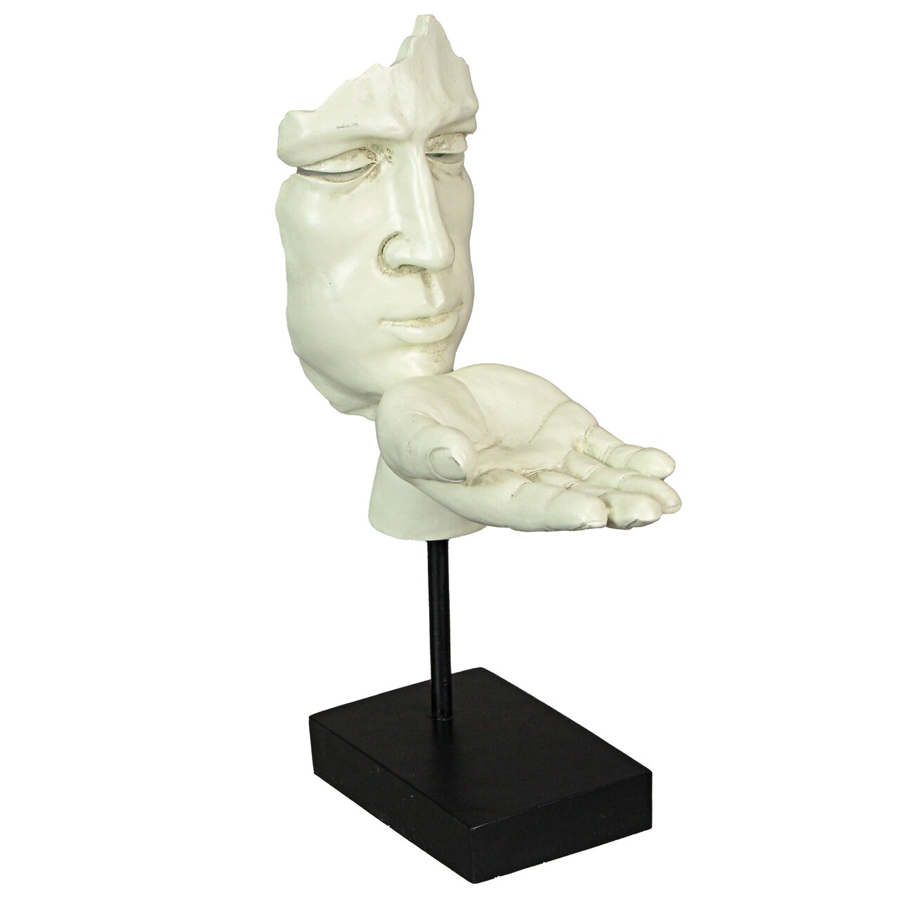 12in Resin Blowing A Kiss Decorative Sculpture W/ Museum Base Home Decor Statue